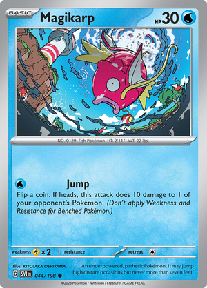 SV Scarlet & Violet 044/198 Magikarp Reverse Holo