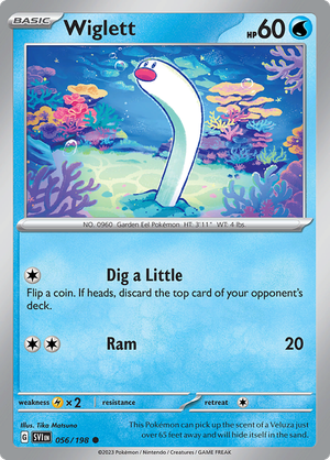 SV Scarlet & Violet 056/198 Wiglett Reverse Holo
