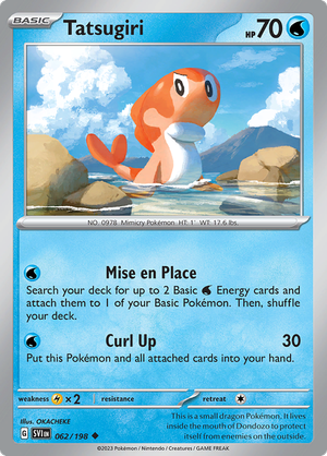 SV Scarlet & Violet 062/198 Tatsugiri Reverse Holo