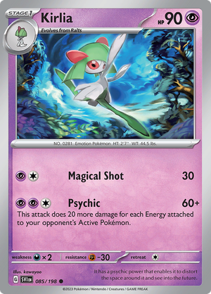 SV Scarlet & Violet 085/198 Kirlia Reverse Holo