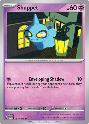 SV Scarlet & Violet 087/198 Shuppet Reverse Holo
