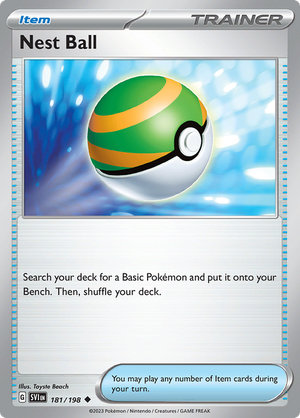 SV Scarlet & Violet 181/198 Nest Ball Reverse Holo