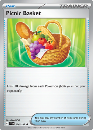 SV Scarlet & Violet 184/198 Picnic Basket Reverse Holo