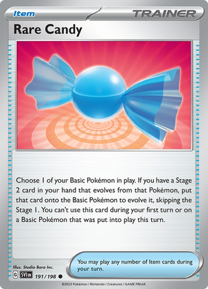 SV Scarlet & Violet 191/198 Rare Candy Reverse Holo