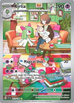 SV Scarlet & Violet 212/198 Kirlia Illustration Rare