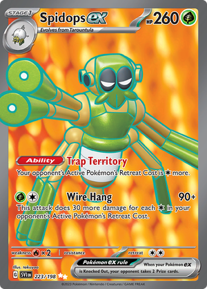 SV Scarlet & Violet 223/198 Spidops ex Full Art