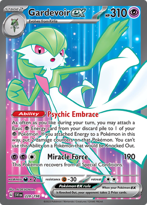 SV Scarlet & Violet 228/198 Gardevoir ex Full Art