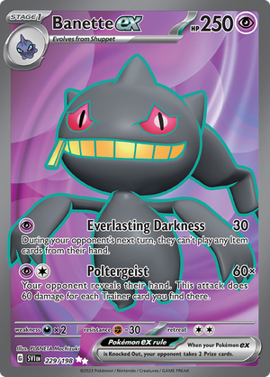 SV Scarlet & Violet 229/198 Banette ex Full Art