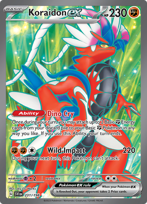 SV Scarlet & Violet 231/198 Koraidon ex Full Art