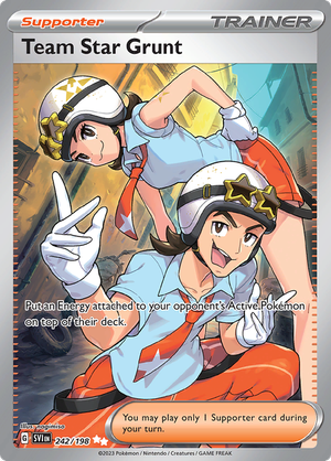 SV Scarlet & Violet 242/198 Team Star Grunt Full Art